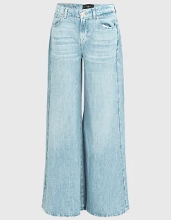 Wide-Leg Jeans Willow mit Leinen-Anteil