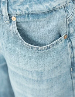 Wide-Leg Jeans Willow mit Leinen-Anteil