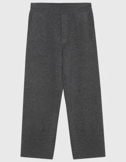Wide-Leg Kaschmir Strickhose