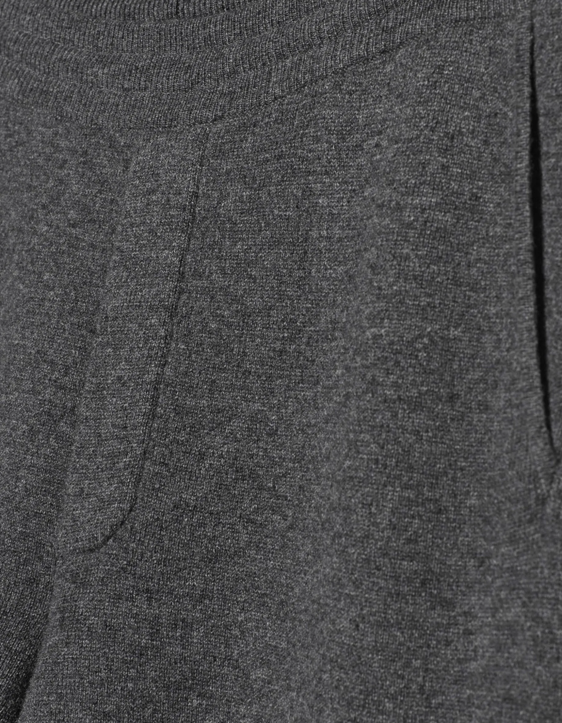 Wide-Leg Kaschmir Strickhose