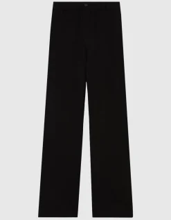 Wide-Leg Kaschmir-Mix Hose