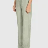 Wide-Leg Leinenhose