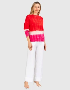 Wide-Leg Leinen-Hose