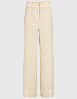Wide-Leg Leinen-Hose