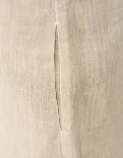 Wide-Leg Leinen-Hose