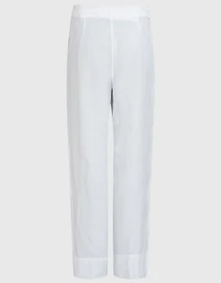 Wide-Leg Leinen-Hose