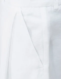 Wide-Leg Leinen-Mix Hose
