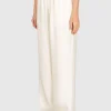 Wide-Leg Seiden-Hose