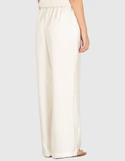 Wide-Leg Seiden-Hose