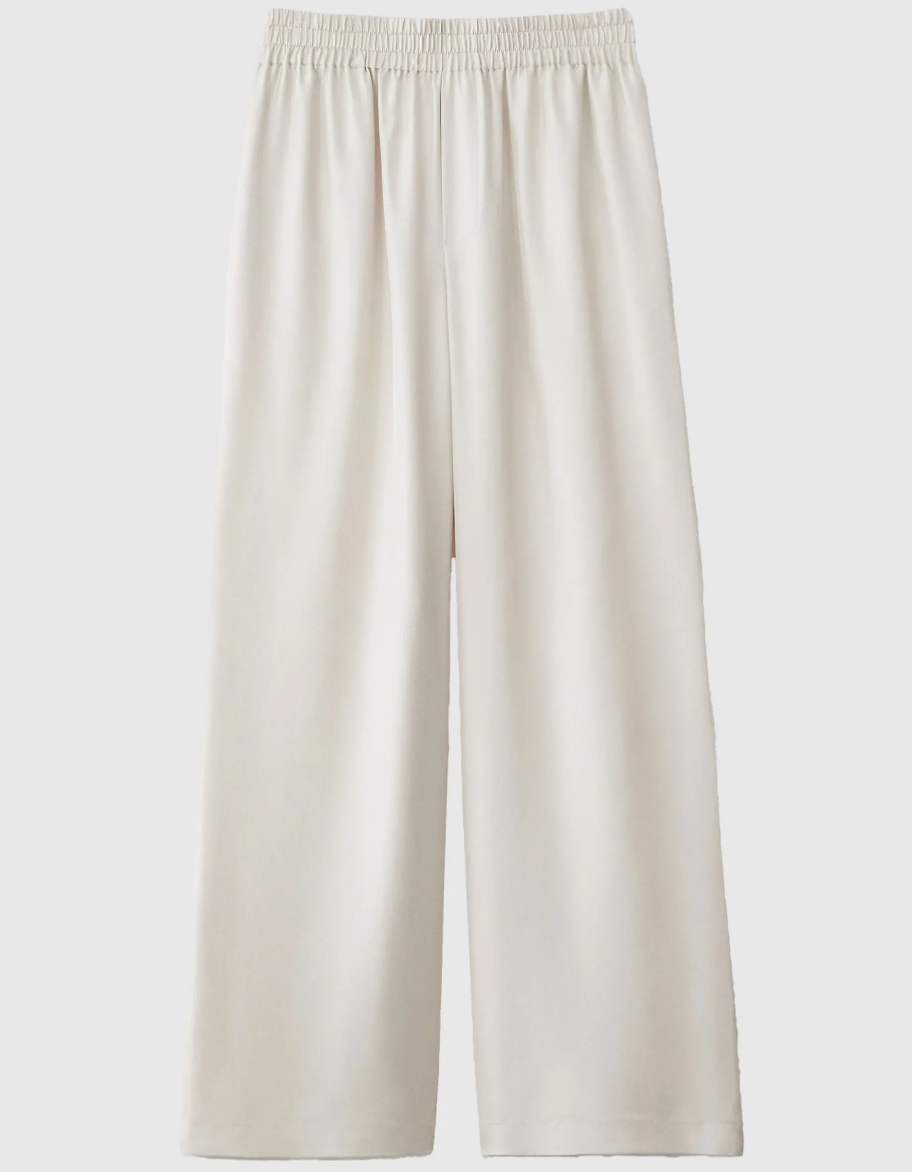 Wide-Leg Seiden-Hose