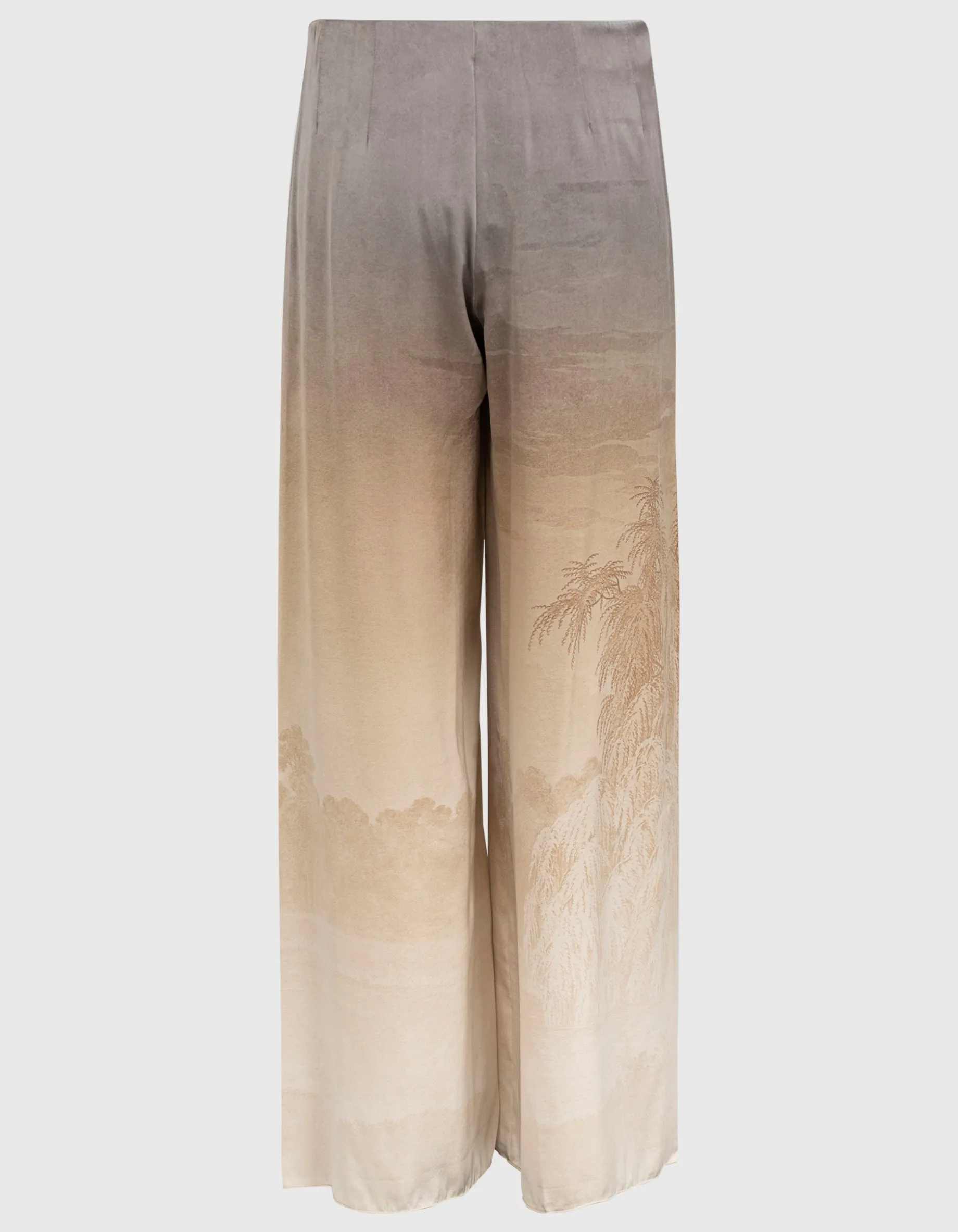 Wide-Leg Seiden-Hose