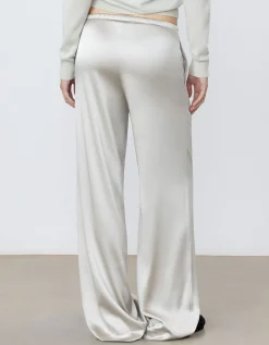Wide-Leg Seiden-Hose Brody