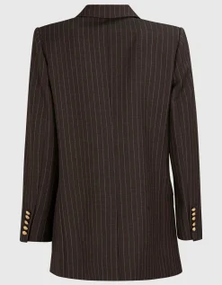 Woll-Blazer Diane mit Nadelstreifen