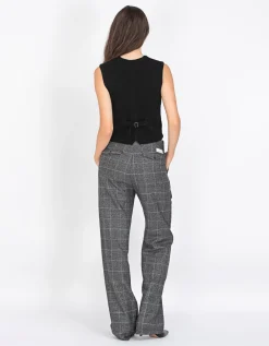 Woll-Chino Hose mit Effektgarn