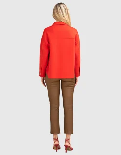 Woll-Jacke Kaylee mit Klappentaschen