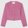 Woll-Kaschmir-Mix Blazer-Jacke mit Brusttaschen