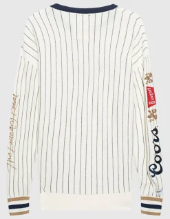 Woll-Kaschmir-Mix Pullover mit Stickereien