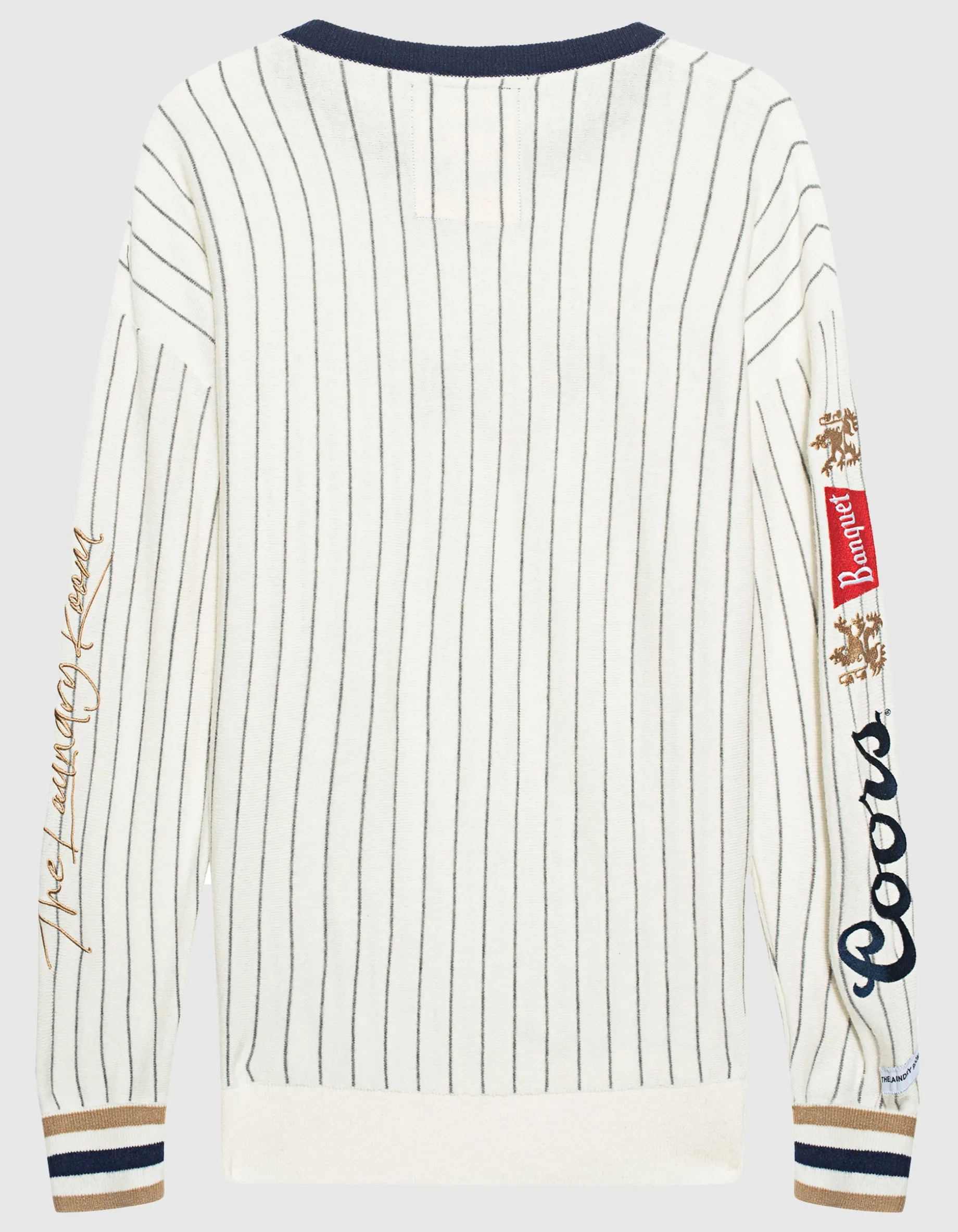 Woll-Kaschmir-Mix Pullover mit Stickereien