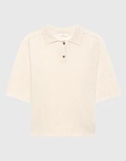 Woll-Kaschmir-Seiden-Mix Poloshirt