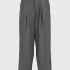 Woll-Mix Bundfalten-Culotte