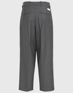 Woll-Mix Bundfalten-Culotte