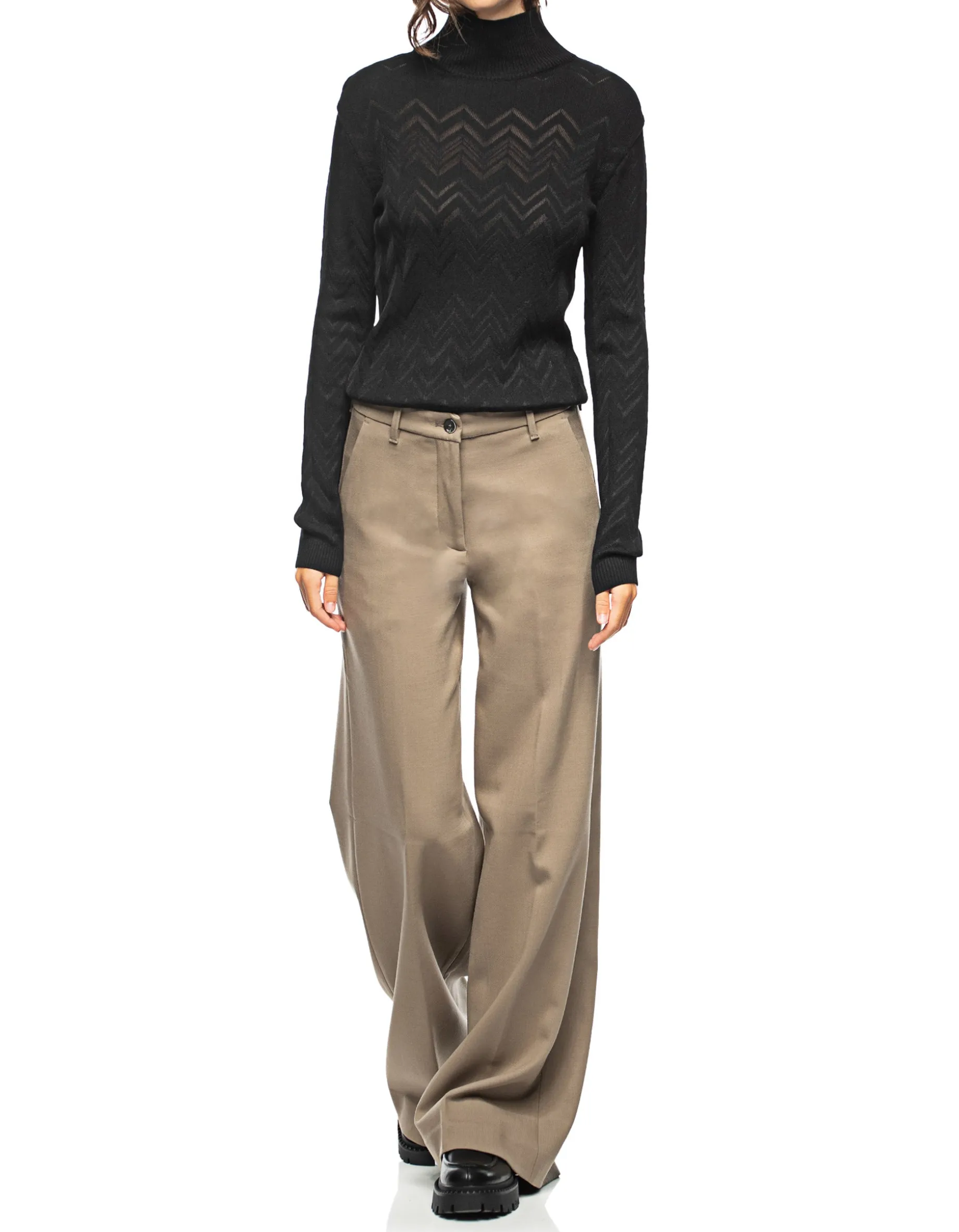 Woll-Mix Rollkragen-Pullover