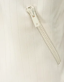 Zipper-Jacke mit Strick-Bündchen