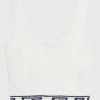 Zopfstrick-Crop-Top